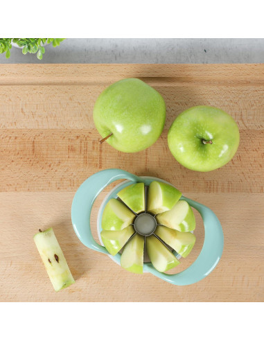Cortador y Descorazonador de Manzanas Martha Stewart Azul