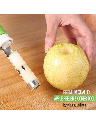 Descorazonador de Manzana 2 en 1 FMOYSIEN Acero Inoxidable