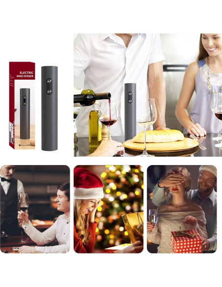 Abridor de Botellas de Vino Eléctrico Liuzouwin Acero Inoxidable Abridor de Botellas de Vino Eléctrico Liuzouwin Acero Inoxidable