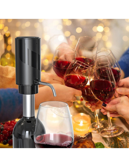 Set de Accesorios para Vino RICANK 4 en 1 Eléctrico Negro Set de Accesorios para Vino RICANK 4 en 1 Eléctrico Negro
