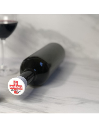 Tapones de Vino CapaBunga, Juego de 4 Silicona Reutilizables