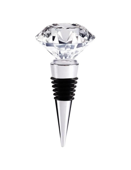 Tapón de Vino Shuiniba en Forma de Diamante - Cristal y Zinc Tapón de Vino Shuiniba en Forma de Diamante - Cristal y Zinc