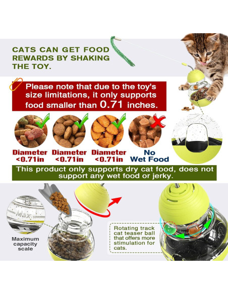 Juguete Interactivo para Gatos TLKNG con Dispensador de Comida Juguete Interactivo para Gatos TLKNG con Dispensador de Comida