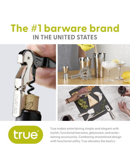 Tapón de Champagne True Sapore Negro para Botellas - Set de 1 Tapón de Champagne True Sapore Negro para Botellas - Set de 1