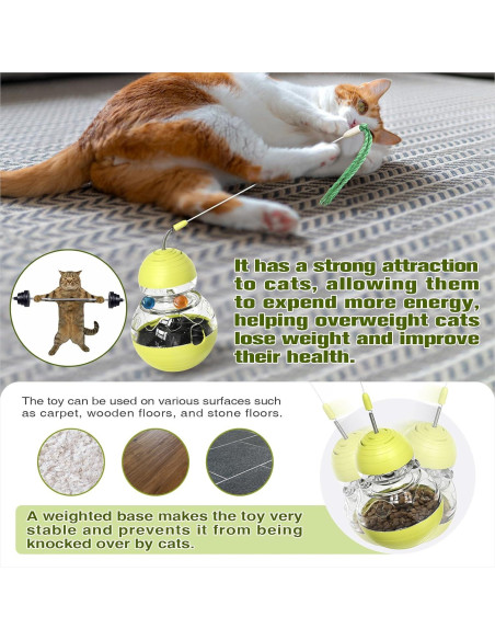 Juguete Interactivo para Gatos TLKNG con Dispensador de Comida Juguete Interactivo para Gatos TLKNG con Dispensador de Comida