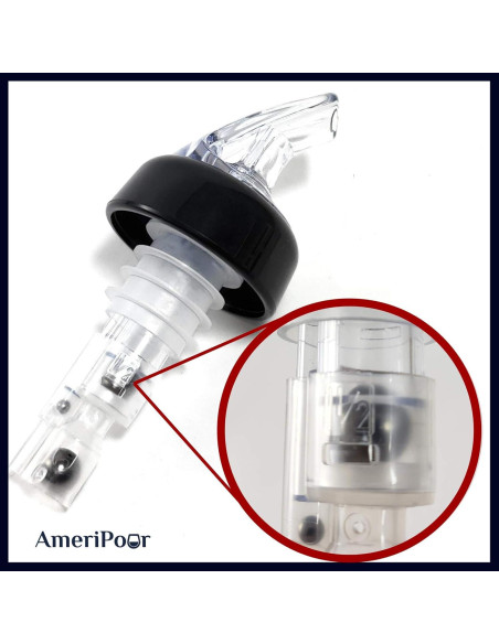 Vertedores Medidos AmeriPour 2oz (60ml) - 10 Paquete Vertedores Medidos AmeriPour 2oz (60ml) - 10 Paquete