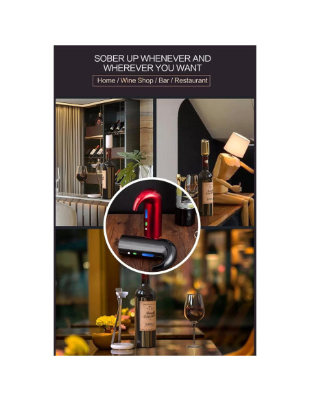 Aereador de Vino Eléctrico Hotool EWP - Accesorios de Vino Aereador de Vino Eléctrico Hotool EWP - Accesorios de Vino