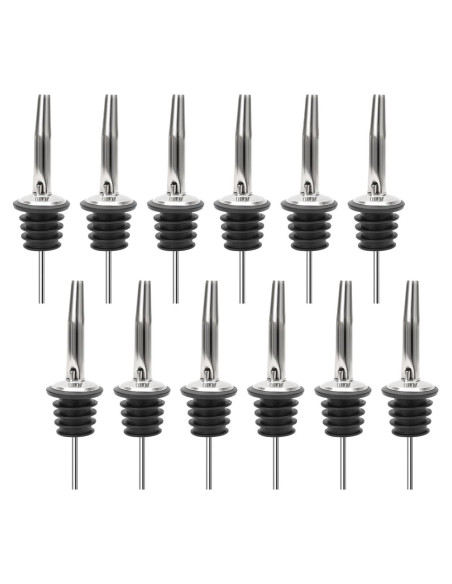 Paquete de 12 vertedores de acero inoxidable JBtek Paquete de 12 vertedores de acero inoxidable JBtek