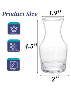 Juego de 12 Copas de Vino Acshio 200 ml Vidrio Transparente 2