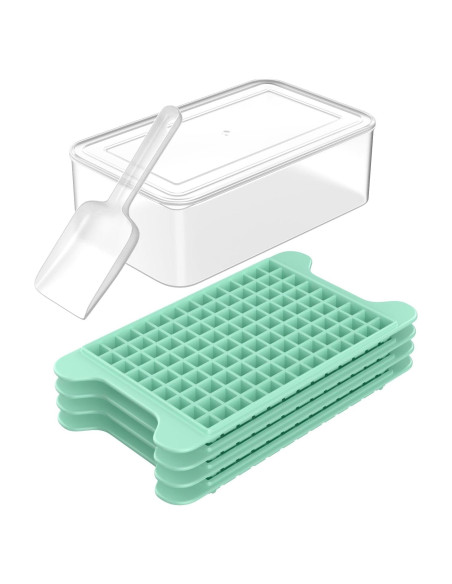 Bandeja de Hielo Mini FDDBI con Contenedor - 117 Cubos 1 cm Bandeja de Hielo Mini FDDBI con Contenedor - 117 Cubos 1 cm