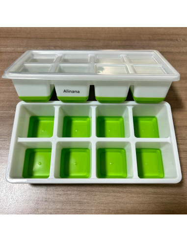 Bandeja de Hielo Grande Alinana 3 Piezas Silicona Sin BPA