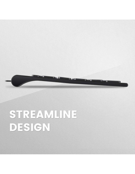 Teclado Mini Perixx PERIBOARD-429 Retroiluminado USB