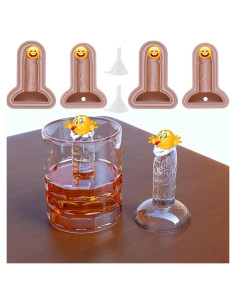 Bandeja de Hielo de Silicona CowGoldChild - 2 Piezas Libre de BPA