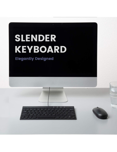 Teclado Mini Perixx PERIBOARD-429 Retroiluminado USB