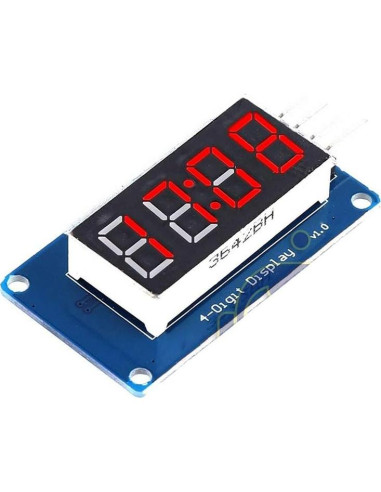 Módulo Pantalla LED Digital DEVMO TM1637 4 Dígitos 0.91cm