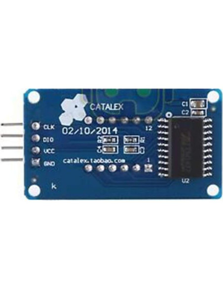 Módulo Pantalla LED Digital DEVMO TM1637 4 Dígitos 0.91cm Módulo Pantalla LED Digital DEVMO TM1637 4 Dígitos 0.91cm