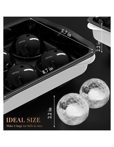 Bandeja de Hielo Redonda ICEXXP 2.2'' con Tapa - Silicona Bandeja de Hielo Redonda ICEXXP 2.2'' con Tapa - Silicona