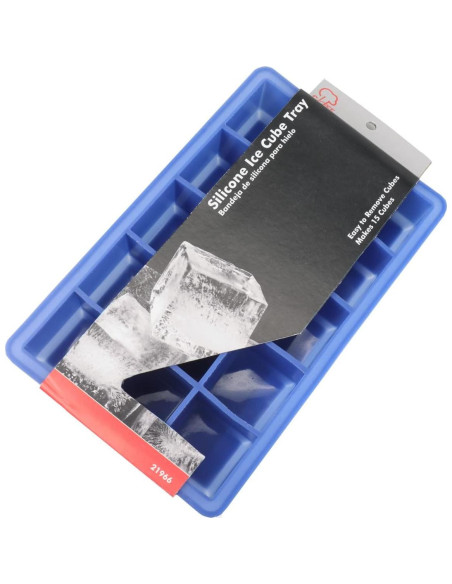 Bandeja de Hielo de Silicona Chef Craft 15 Cubos Azul Bandeja de Hielo de Silicona Chef Craft 15 Cubos Azul