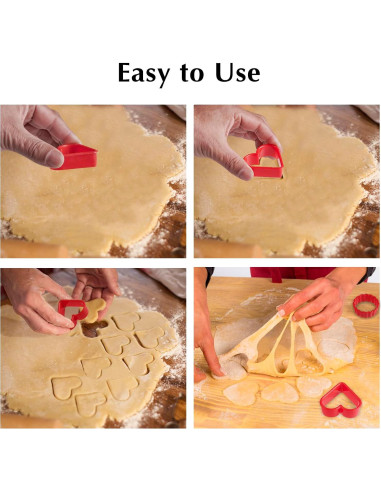 Juego de Cortadores de Galletas 24 PCS HiempTru - Formas Variadas