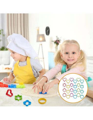 Juego de Cortadores de Galletas 24 PCS HiempTru - Formas Variadas