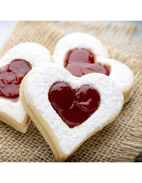 Juego de Cortadores de Galletas Corazón QAAQS - 4 Piezas Juego de Cortadores de Galletas Corazón QAAQS - 4 Piezas