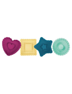 Cortadores de Galletas Talisman Designs Set 4 Piezas Linzer