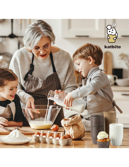 Forros de Parchment Katbite para Cupcakes 150PCS - Tulipán Forros de Parchment Katbite para Cupcakes 150PCS - Tulipán