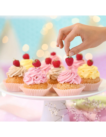 Forros de Cupcake Mini Cokiecan 1000 Pcs Blancos 3.18 cm Forros de Cupcake Mini Cokiecan 1000 Pcs Blancos 3.18 cm