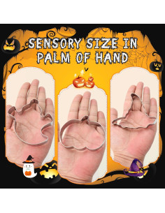 Juego de 10 Cortadores de Galletas Halloween KRY - Acero Inoxidable 2
