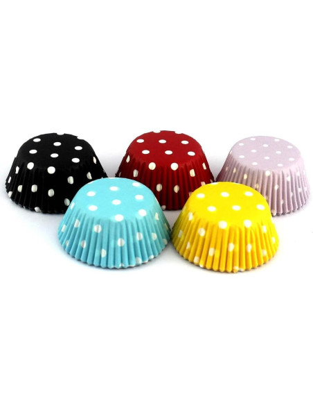 Forros de Cupcake Mini Eoonfirst 300 Pcs Multicolor Sin Olor Forros de Cupcake Mini Eoonfirst 300 Pcs Multicolor Sin Olor