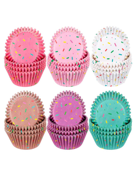 600 Forros de Cupcake Desechables Patelai Color Delicado 600 Forros de Cupcake Desechables Patelai Color Delicado