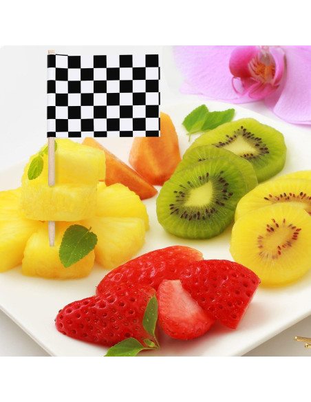 Kit Decoración Cupcakes 200 Piezas TecUnite Bandera Cuadros Kit Decoración Cupcakes 200 Piezas TecUnite Bandera Cuadros