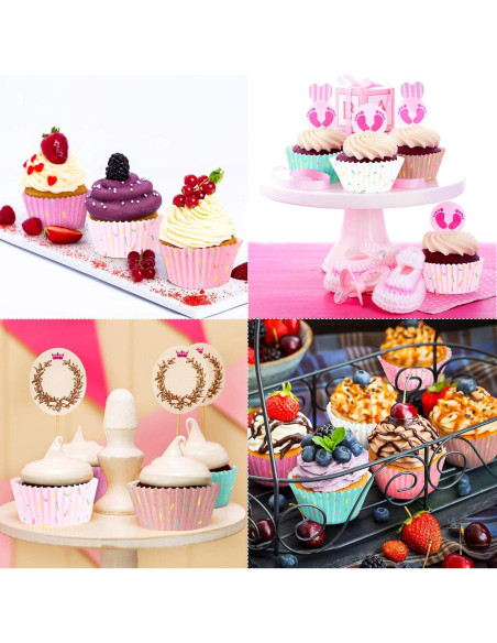 600 Forros de Cupcake Desechables Patelai Color Delicado 600 Forros de Cupcake Desechables Patelai Color Delicado