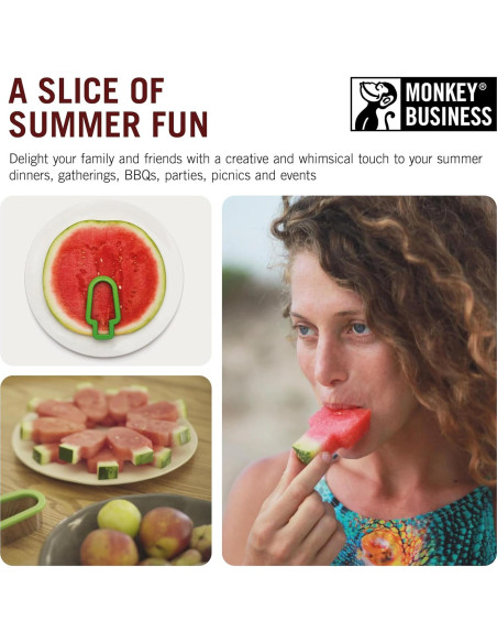 Cortador de Sandía Monkey Business en Forma de Paleta Cortador de Sandía Monkey Business en Forma de Paleta