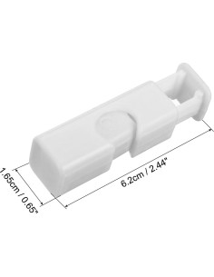 Clips para Bolsas de Pan PATIKIL 10 Pcs Reutilizables Blanco 2