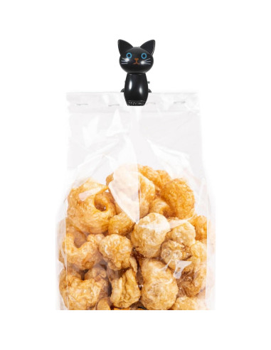 Clips para Bolsas de Comida BESTonZON 8PCS Gato Negro