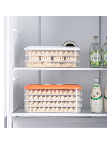 Caja de Almacenamiento de Alimentos LOEZ 4 Capas Verde