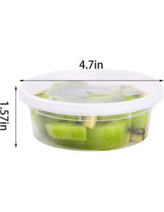 Contenedores de Almacenamiento TashiBox 8oz 40 Sets Herméticos 2