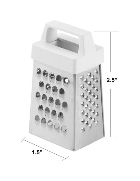 Rallador de Acero Inoxidable Cuisinox Mini 4 Lados 5.8x7.6 cm Rallador de Acero Inoxidable Cuisinox Mini 4 Lados 5.8x7.6 cm