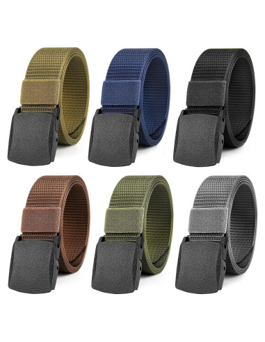 Cinturón Táctico Jumbofit de Nylon Ajustable para Hombres/Mujeres
