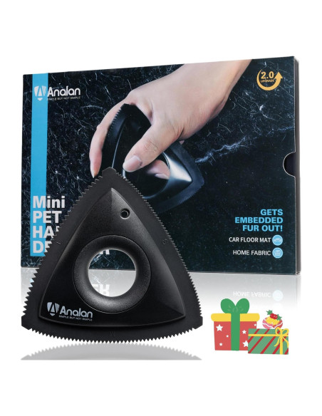 Removedor de Pelo de Mascota Analan Triangular 12cm Ecológico Removedor de Pelo de Mascota Analan Triangular 12cm Ecológico
