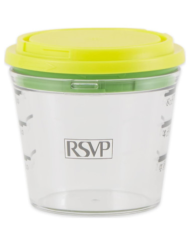 Rallador Zester Multifuncional RSVP Amarillo 177 ml Apto Lavavajillas