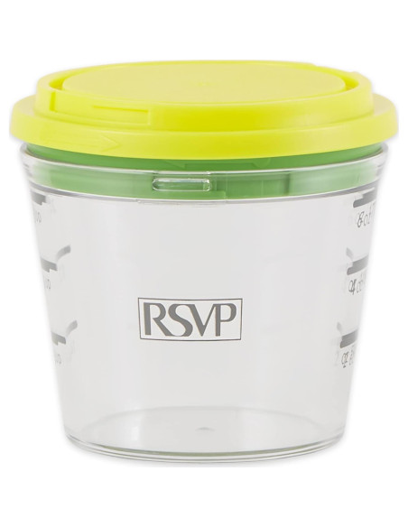 Rallador Zester Multifuncional RSVP Amarillo 177 ml Apto Lavavajillas