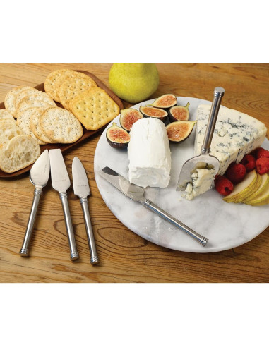 Set de 5 Cuchillos de Queso RSVP Internacional 15.24 cm Acero Inoxidable