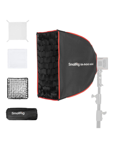 Softbox Rectangular SmallRig RA-R4545 45x45 cm para Luz COB Softbox Rectangular SmallRig RA-R4545 45x45 cm para Luz COB