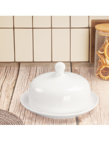 Plato para Mantequilla Redondo Jinsongdafa 15.24 cm Porcelana