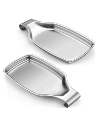Soporte para Cuchara E-far Acero Inoxidable 2 Piezas 21.6x10.9cm
