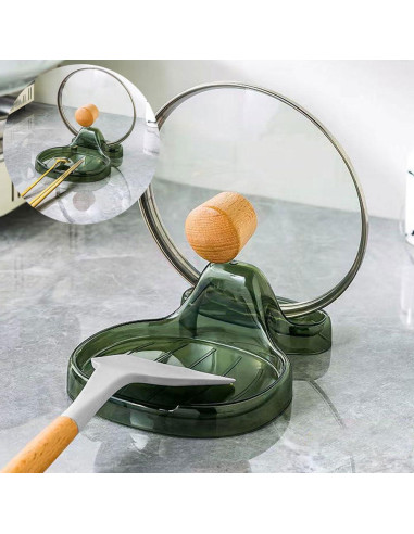 Soporte para Utensilios de Cocina Junvaia - 2 Piezas con Almohadilla