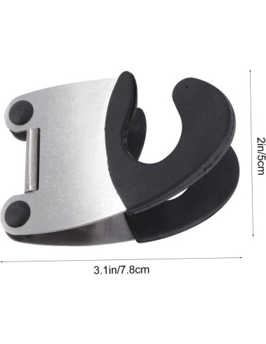 Clip Soporte para Utensilios de Cocina Garneck Negro