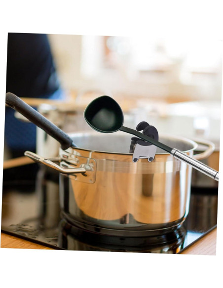 Clip Soporte para Utensilios de Cocina Garneck Negro Clip Soporte para Utensilios de Cocina Garneck Negro